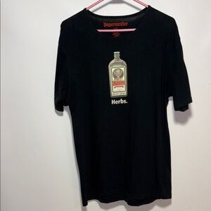 Jagermeister Black Tee with Bottle Graphic